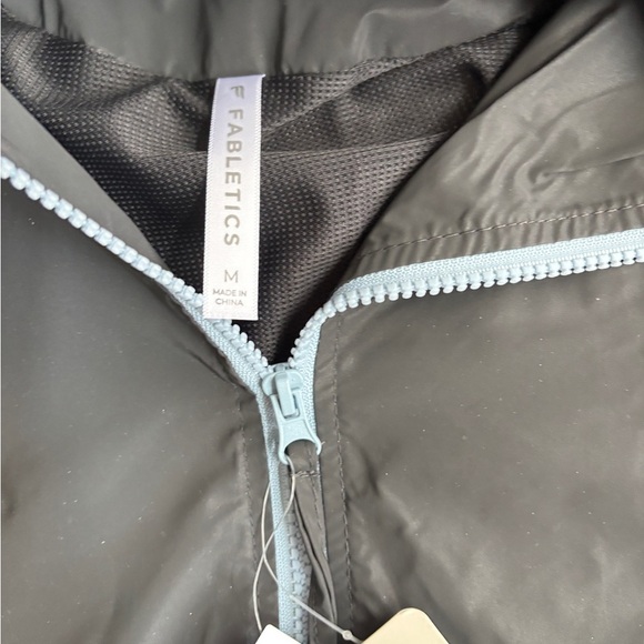 Dark Grey Windbreaker Jacket - Picture 3 of 4